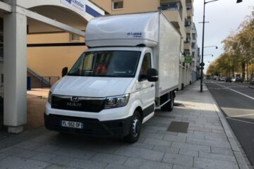 Camion de transports colis à Rennes - Transport Transvinet à Rennes